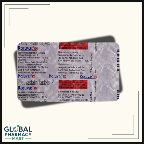 CRESTOR 10 MG Rosuvastatin BLISTER PACK IMAGES | GLOBALPHARMACYMART