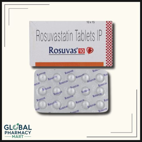 CRESTOR 10 MG Rosuvastatin PACK OF 15 PILLS | GLOBALPHARMACYMART