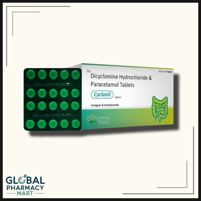 Cyclonil (Dicyclomine / Paracetamol)